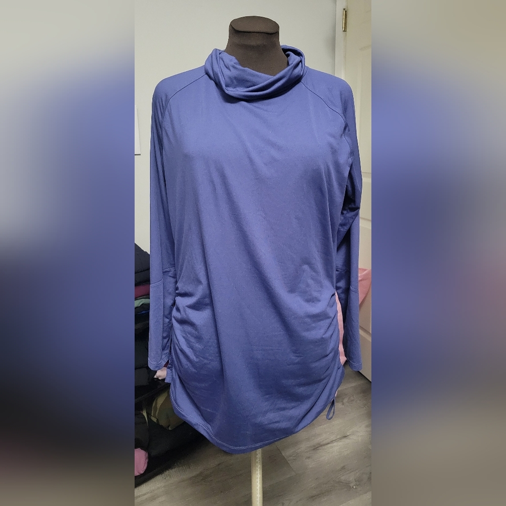 5/$20**Joe Fresh Large Long Sleeve With Ruching Up Both Sides And Turtleneck